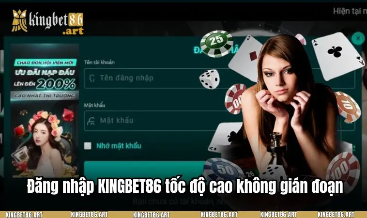 Đăng nhập tốc độ cao không gián đoạn 